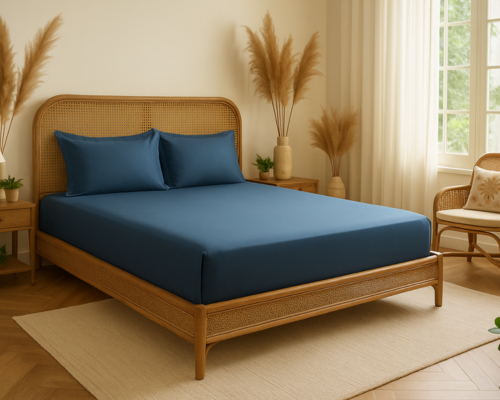 Premium Cotton Fitted Bed Sheet