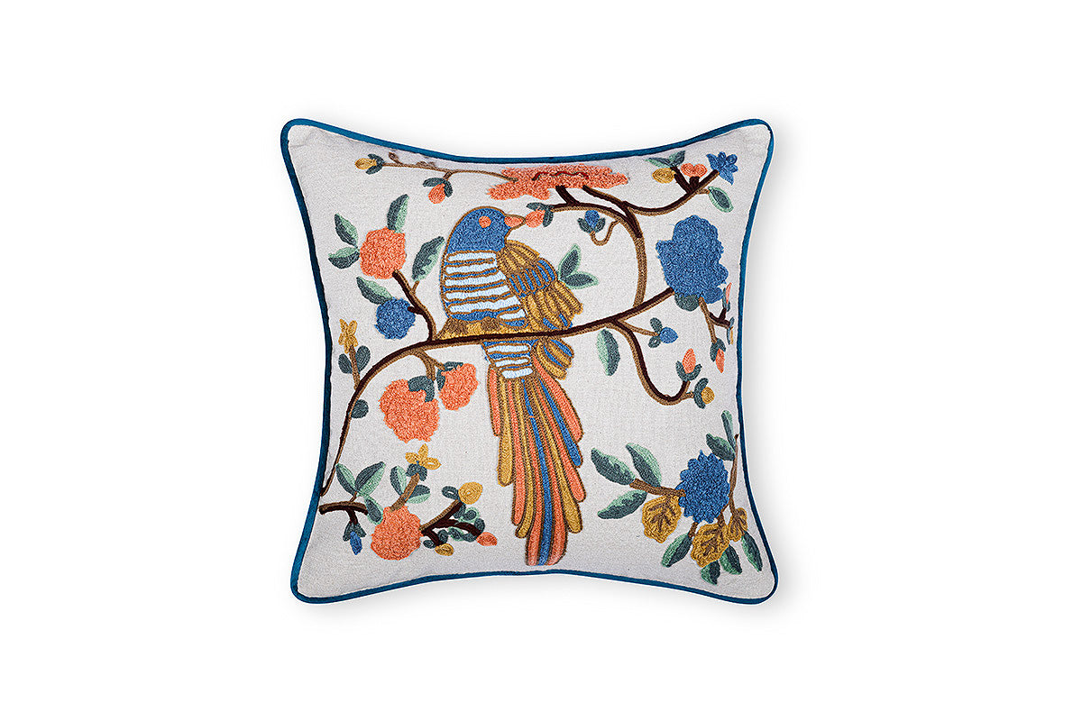 Aviary Tale Cushion Cover ( Set of 2 )