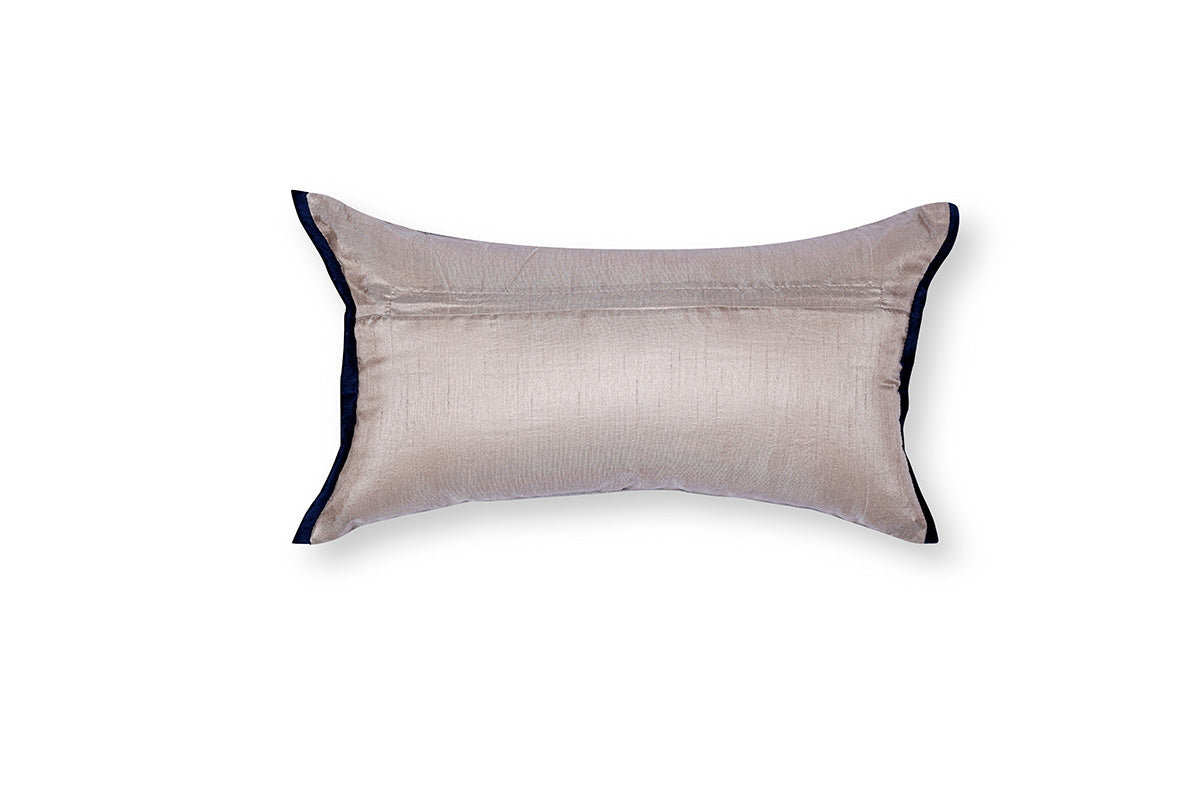 Bravo Bloq Embroidered Cushion Cover ( Set of 2 )