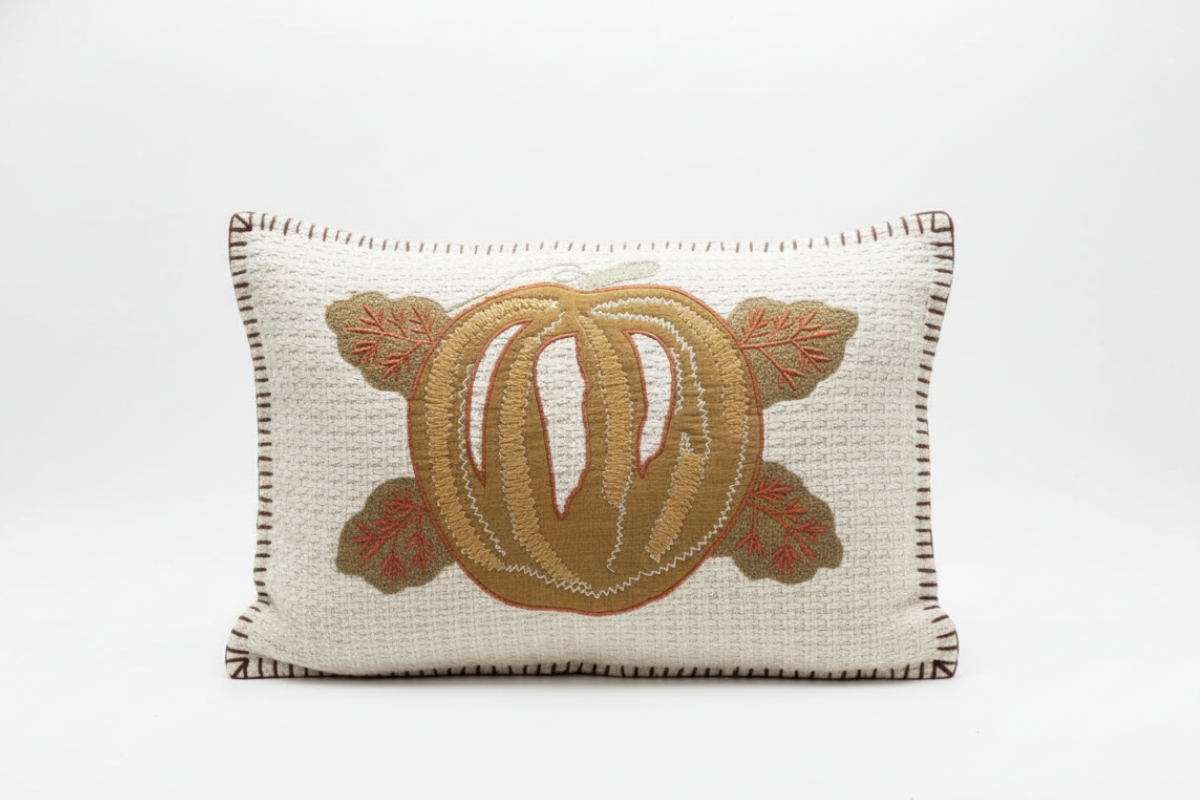 The Spellbound Pumpkin Lumbar Cushion Cover ( Set of 2 )