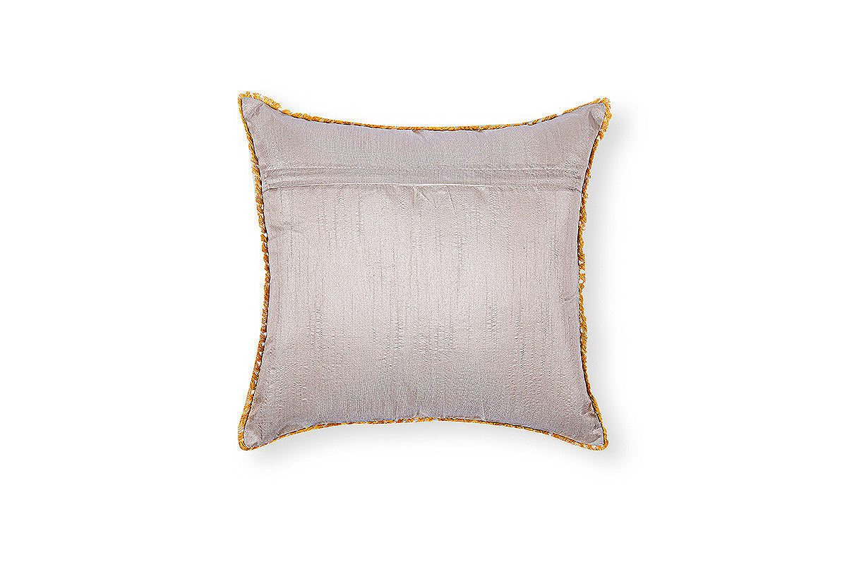 Mandala Charm Hand Embroidered Cushion Cover ( Set of 2 )