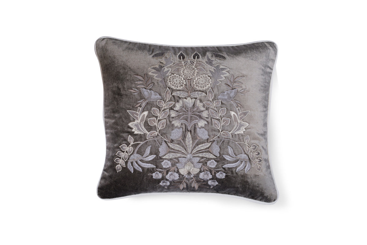 Moonlight Mahal Embroidered Cushion Cover ( Set of 2 )