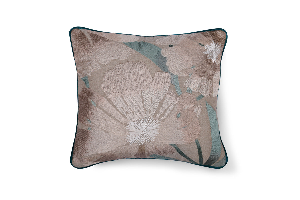 Nectar and Needle Embroidered Cushion Cover ( Set of 2 )