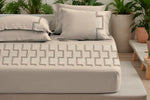 Woven Dynasty - 300 TC Pure Cotton Embroidered Bedsheet
