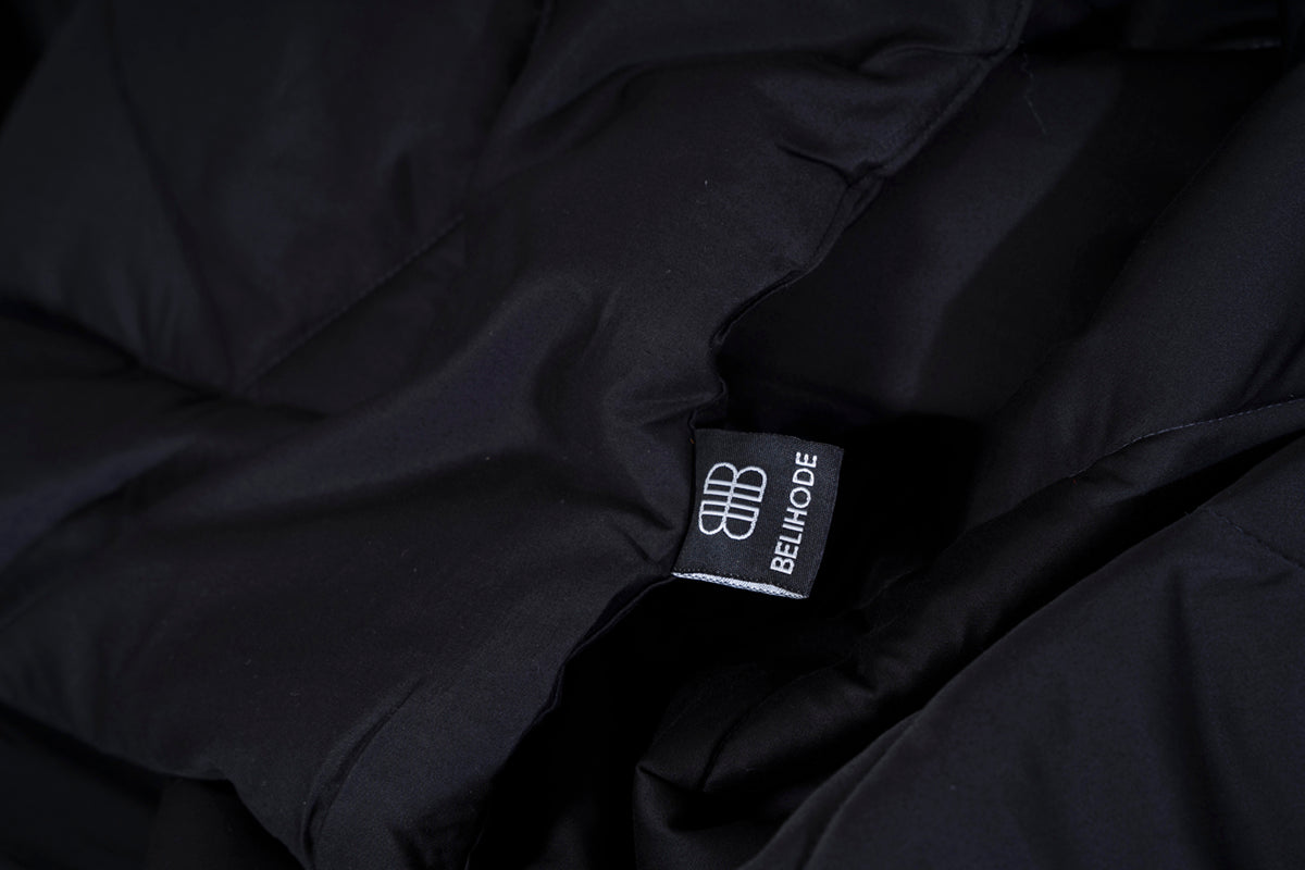Black Onxy All Season Premium Cotton Solid Comforter 300 TC