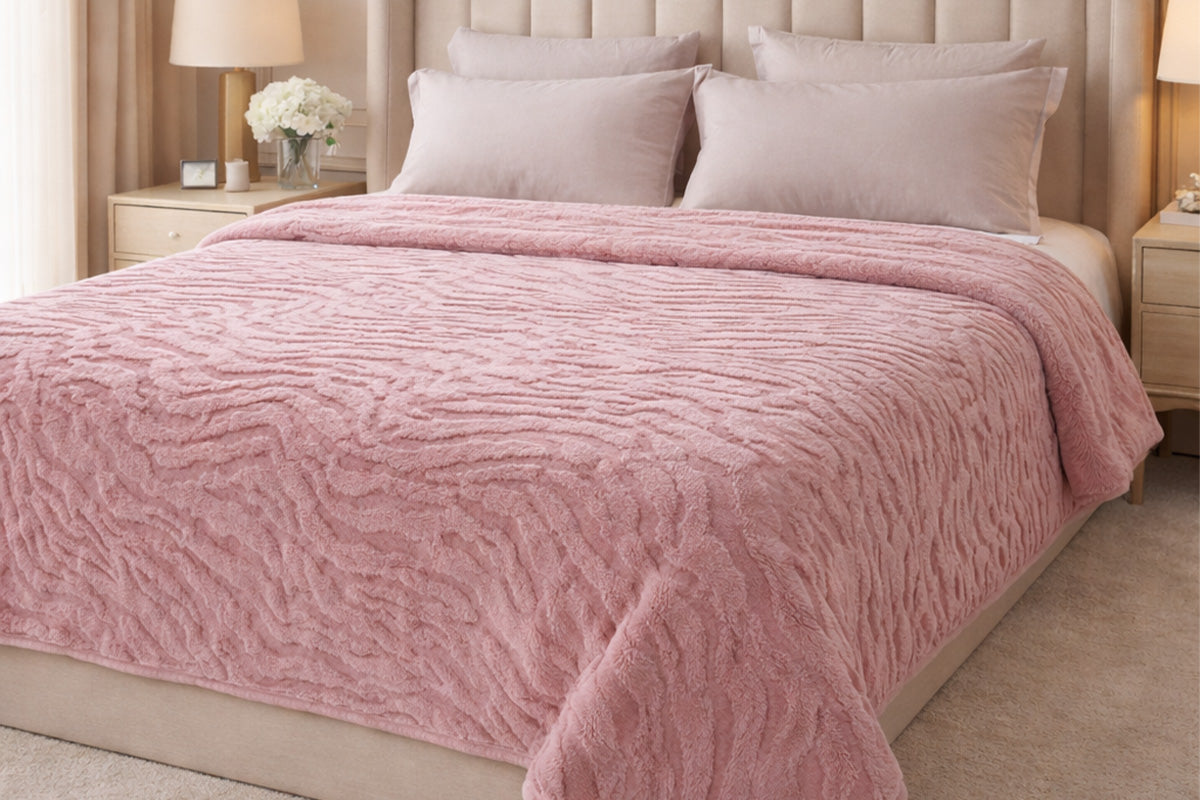 Blossom Pink Ultra Fine Luxury Quilt