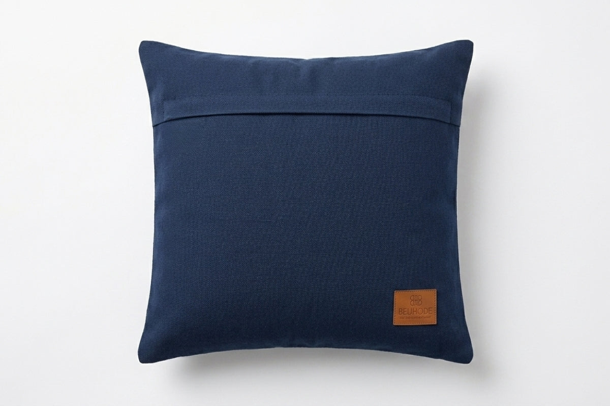 Obsidian Pebbles Hand Embroidered Cushion Cover (Set of 2)