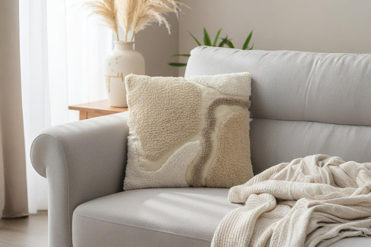 Dune Crest  Hand Crafted Cushion Cover ( Set of 2 )