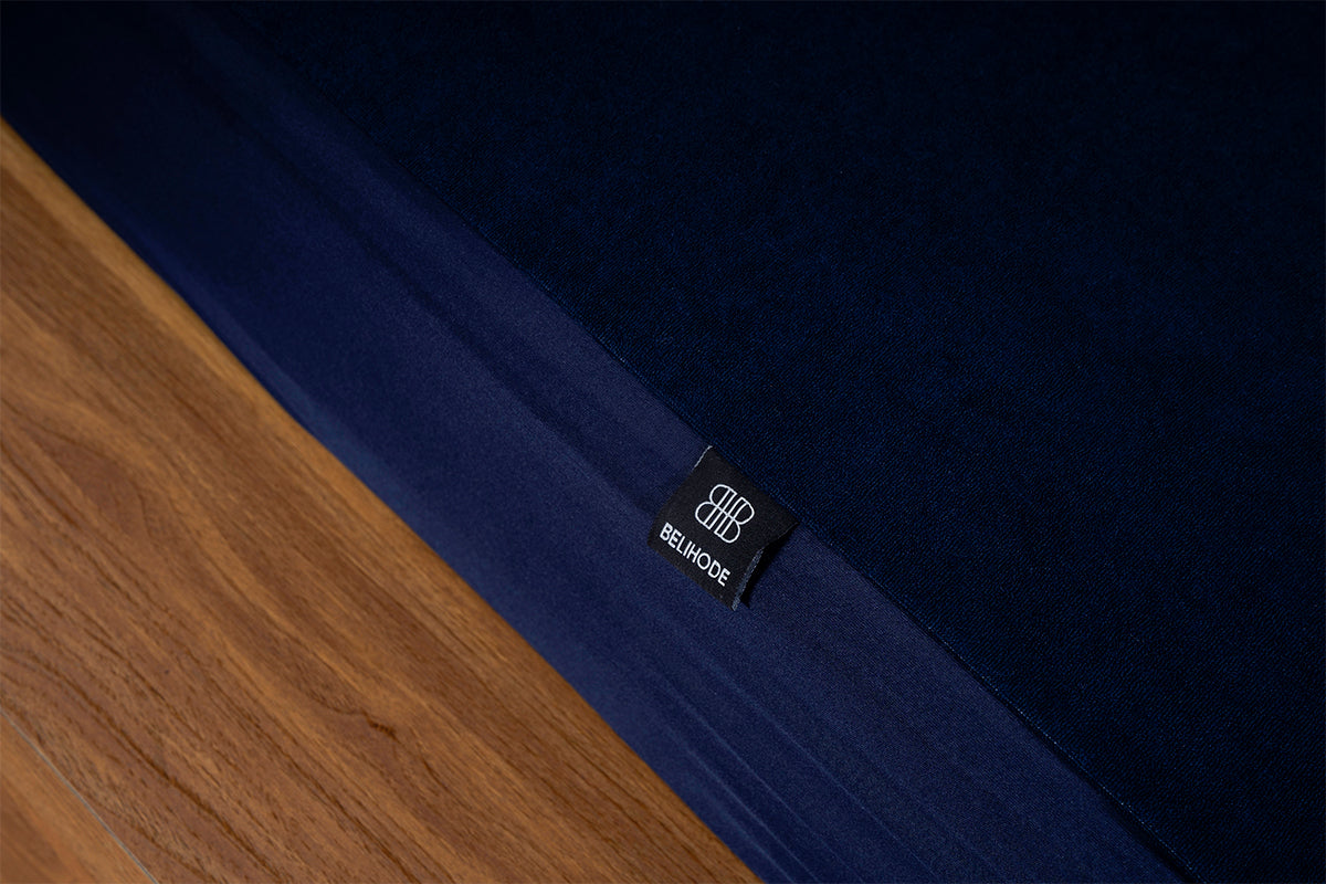 Navy Blue Water Proof Matress Protector
