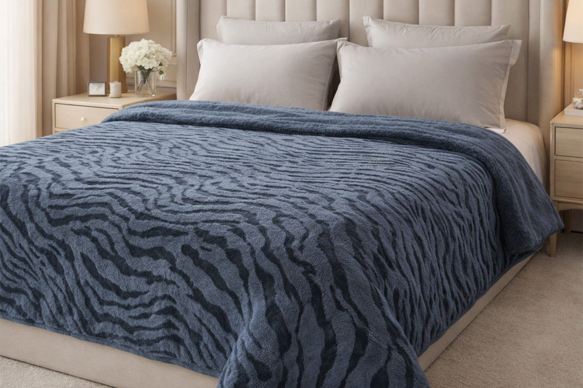 Steel Blue Ultra Fine Luxury Quilt