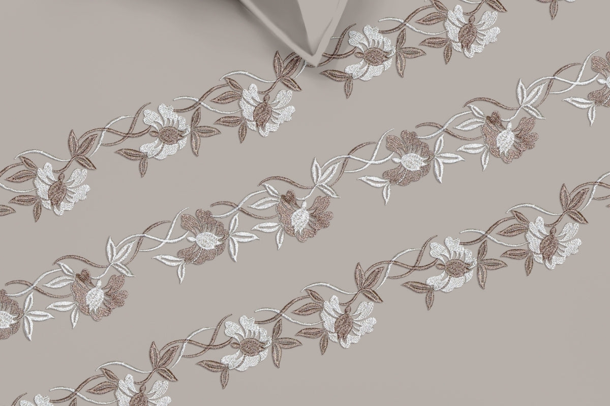 Veloura - 300 TC Pure Cotton Embroidered Bedsheet