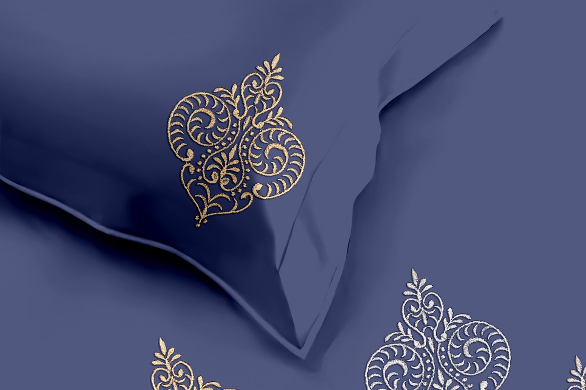 Royal Heirloom - 300 TC Pure Cotton Embroidered Bedsheet